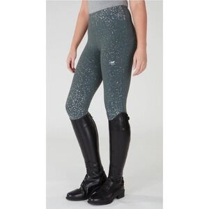 Piper Foil Equestrian Riding Tights Pants by SmartPak Womens MEDIUM